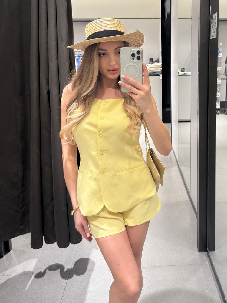 Street Fashion Vest - HH Women Summer Single Breasted Vest-style