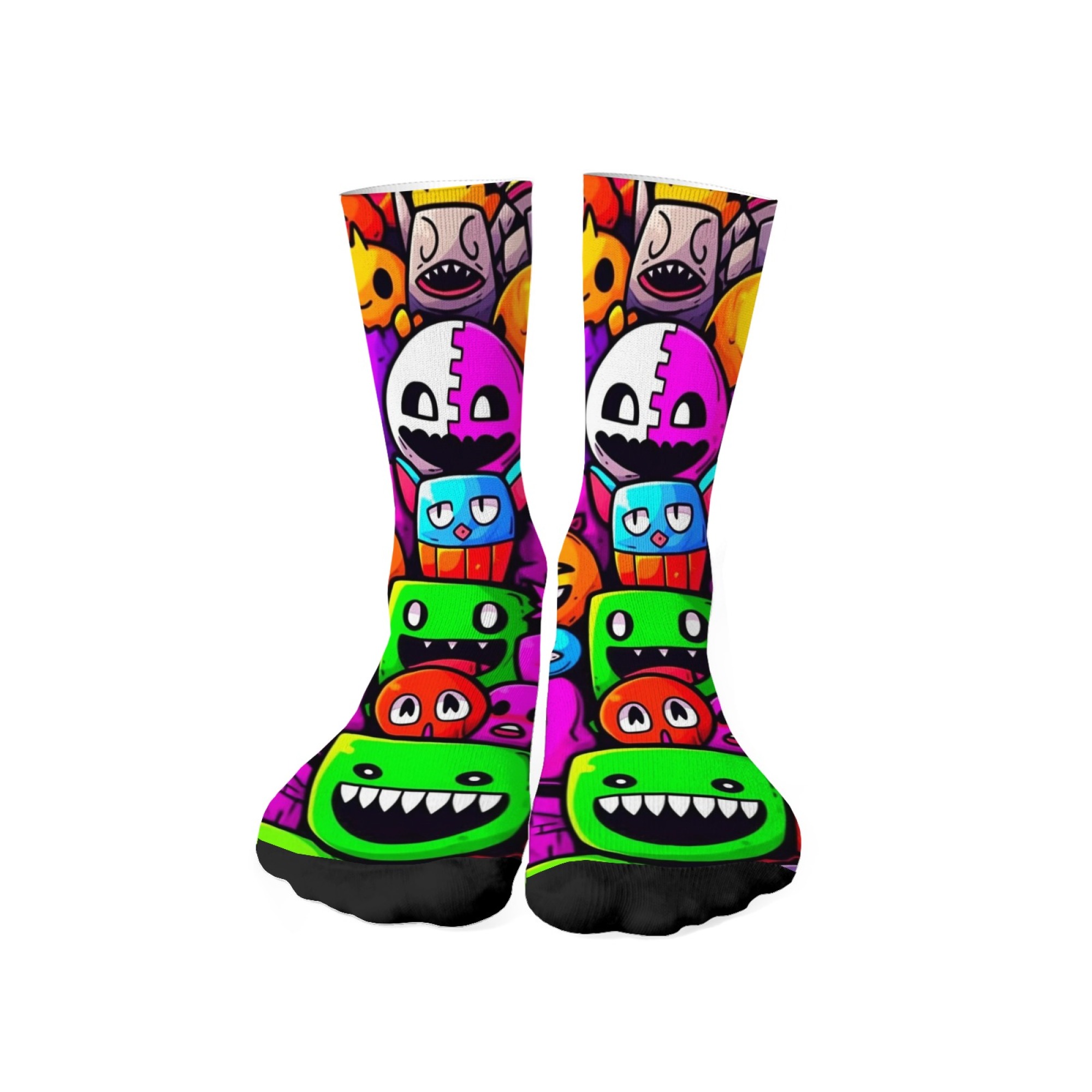 Novel and Fun Monster Print Me - Street Fashion Style Youtube 评论和价格