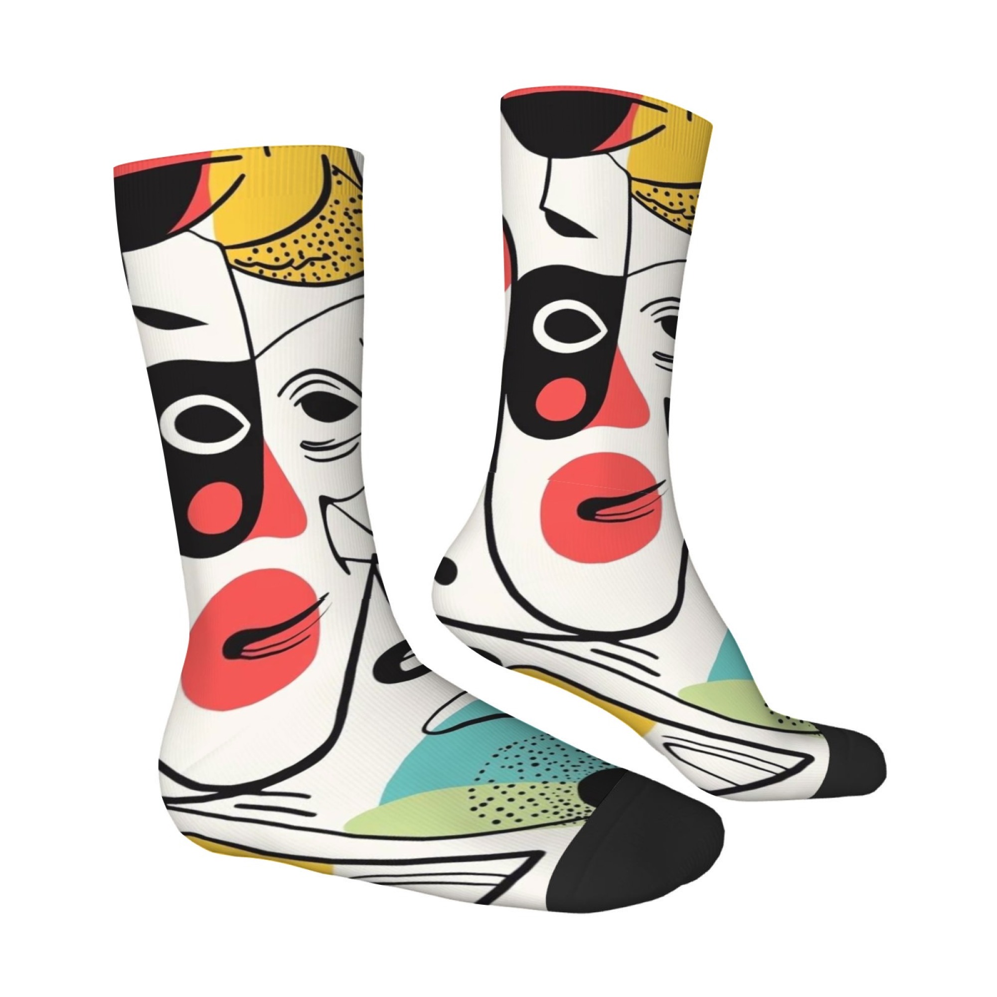 Picasso-style Abstract Print M - Street Fashion Style Youtube 评论和价格