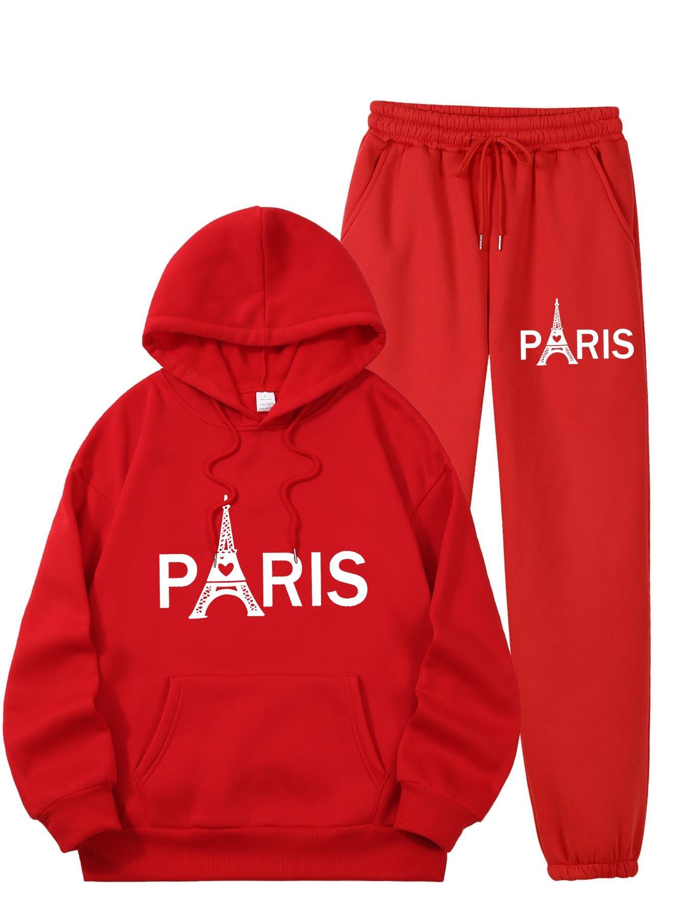 Ladies Paris Eiffel Tower Prin - Street Fashion Men 评论和价格
