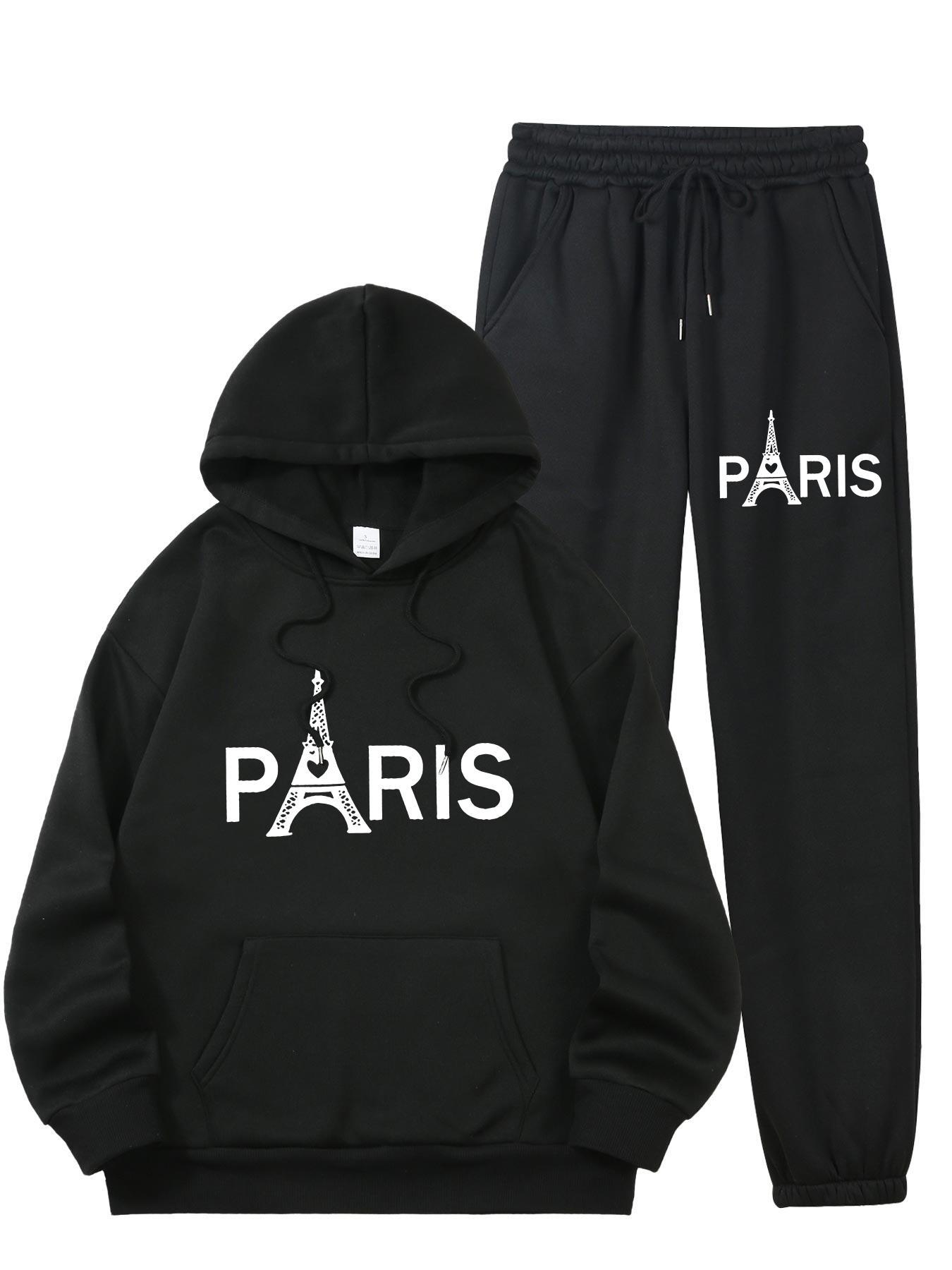 Ladies Paris Eiffel Tower Prin - Street Fashion Men 评论和价格