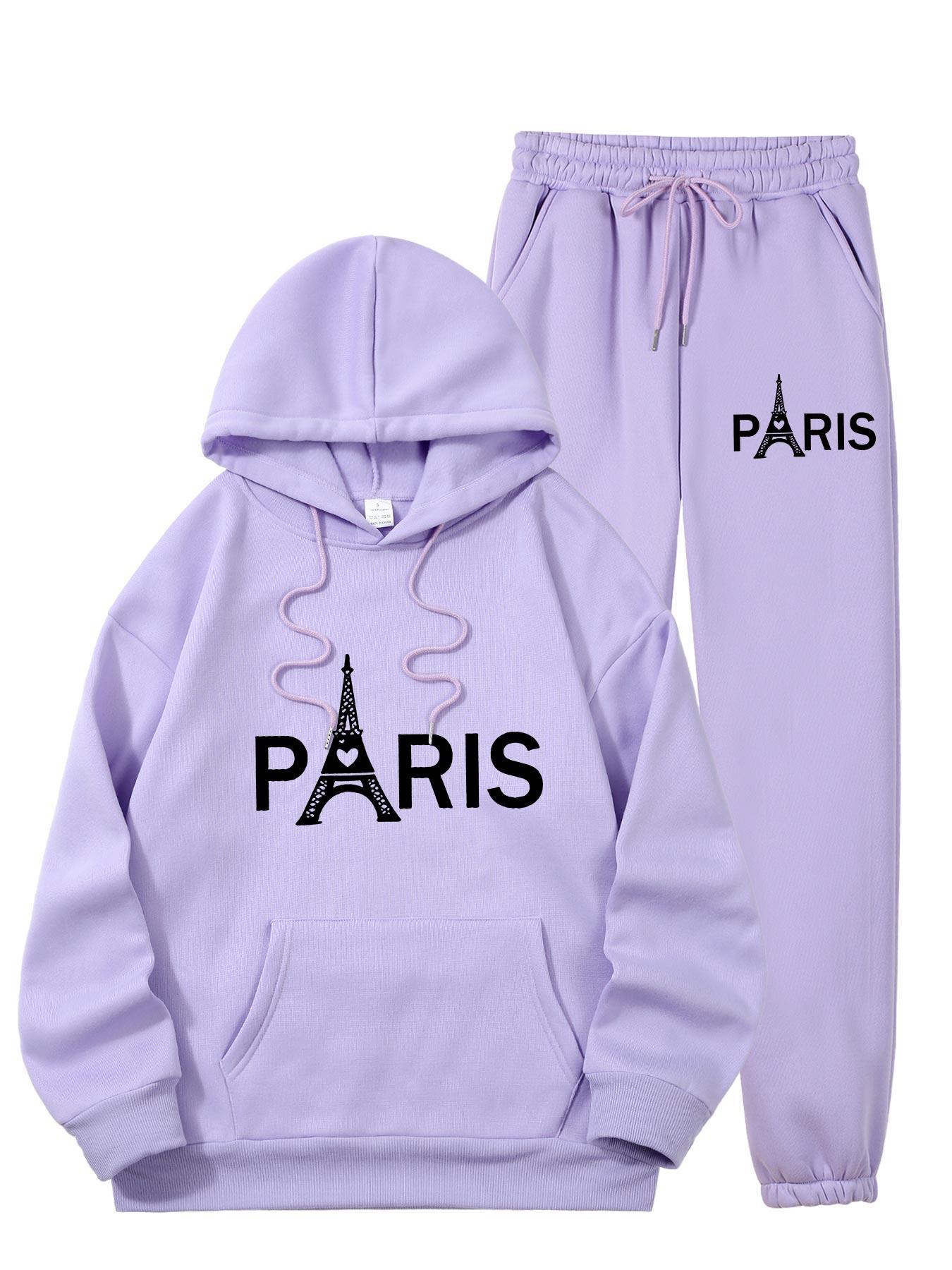 Ladies Paris Eiffel Tower Prin - Street Fashion Men 评论和价格