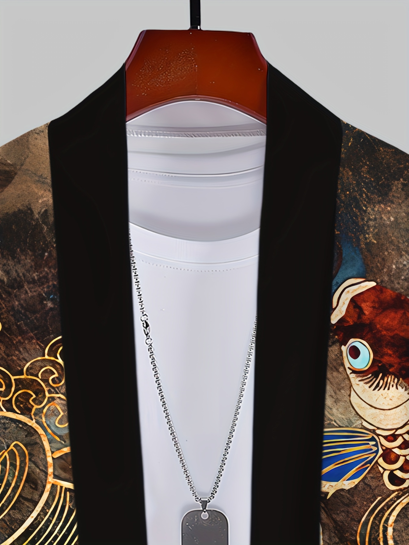 2026 Summer Men's Kimono 3D Pr - Street Fashion Kimono 评论和价格