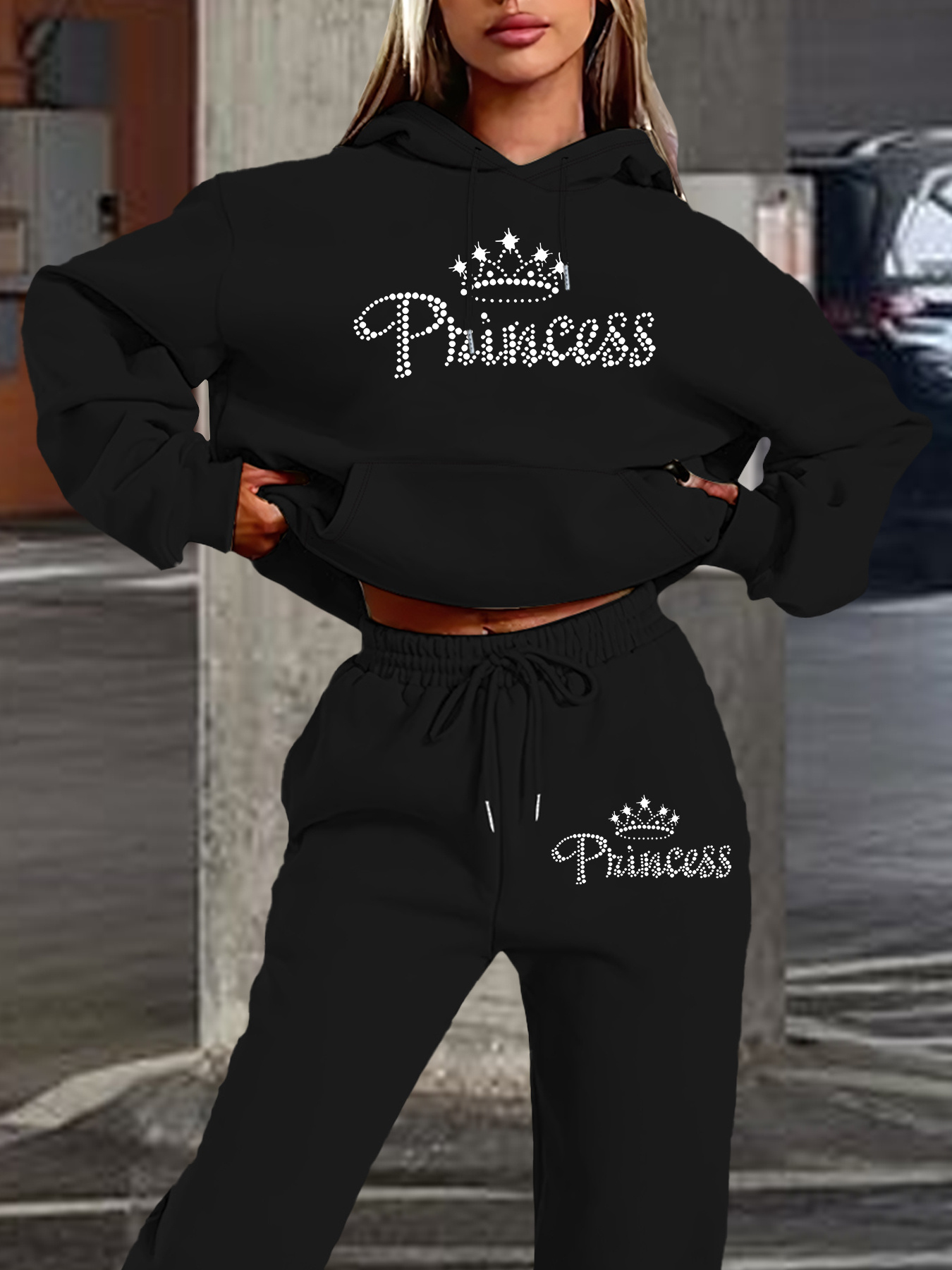 Women 2026 New 2Pcs Hoodie & S - Street Fashion Winter 2026 评论和价格