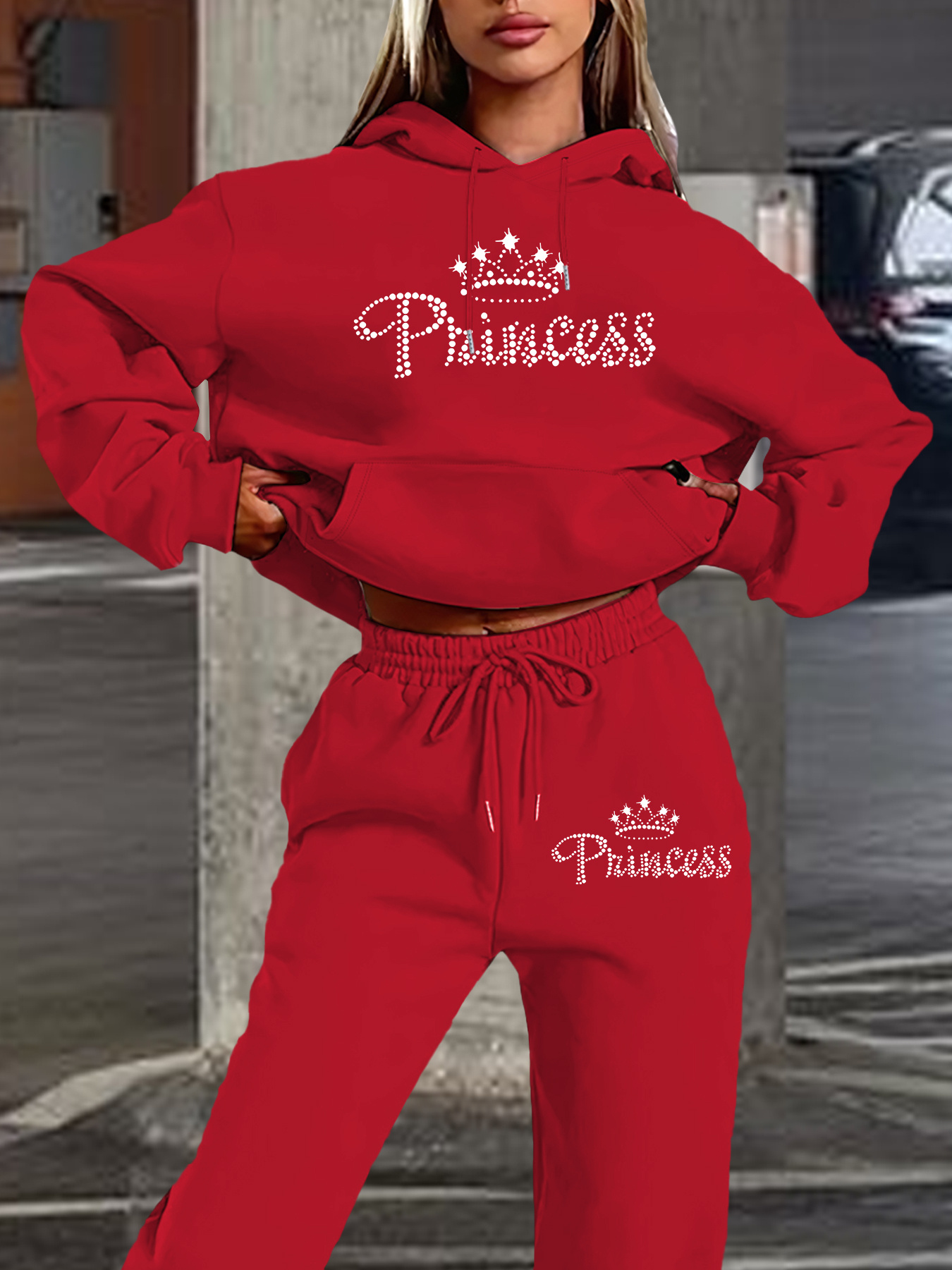 Women 2026 New 2Pcs Hoodie & S - Street Fashion Winter 2026 评论和价格