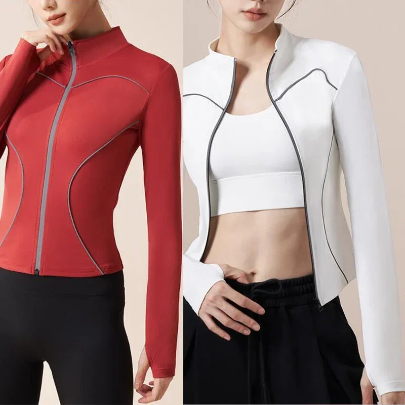 Aiithuug Autumn Spring Top Ref - Reflective Jacket Running 评论和价格