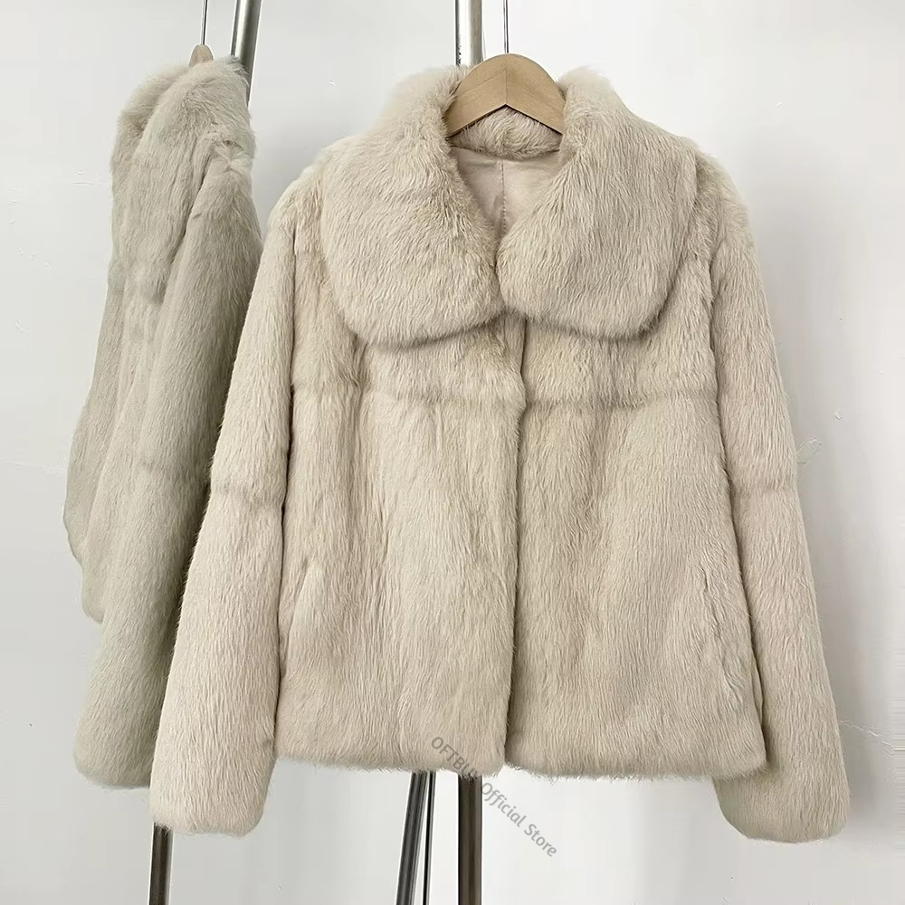 Reality Fur Coat Short Natural - Street Fashion Store 评论和价格